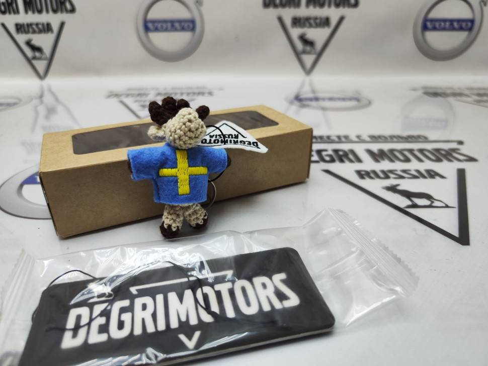 Брелок &quot;Лось&quot; Флаг вязаный \\ SW-Parts Брелок-Флаг