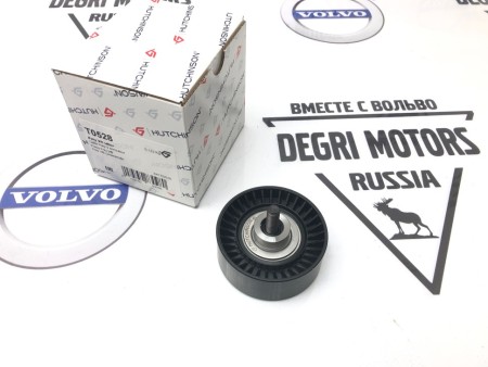 Ролик промежуточный приводного ремня Вольво S60 \\ HUTCHINSON  T0528