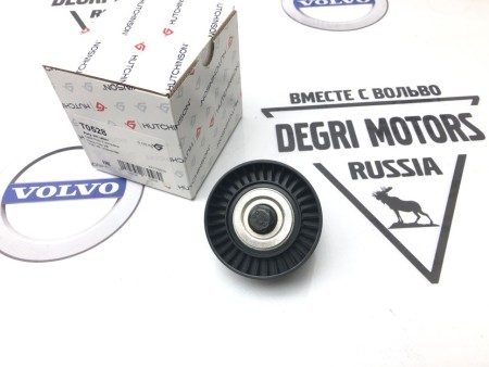 Ролик промежуточный приводного ремня Вольво S60 \\ HUTCHINSON  T0528