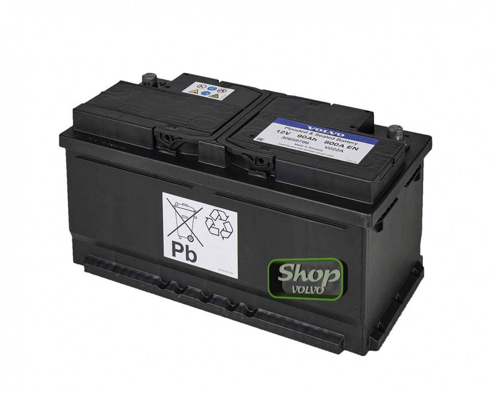 Аккумулятор Volvo 800А EN обратная полярность 90А/ч \\ VOLVO Original 30659796