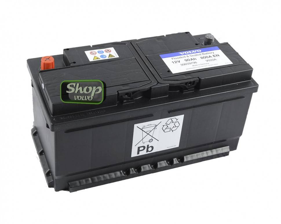 Аккумулятор Volvo 800А EN обратная полярность 90А/ч \\ VOLVO Original 30659796