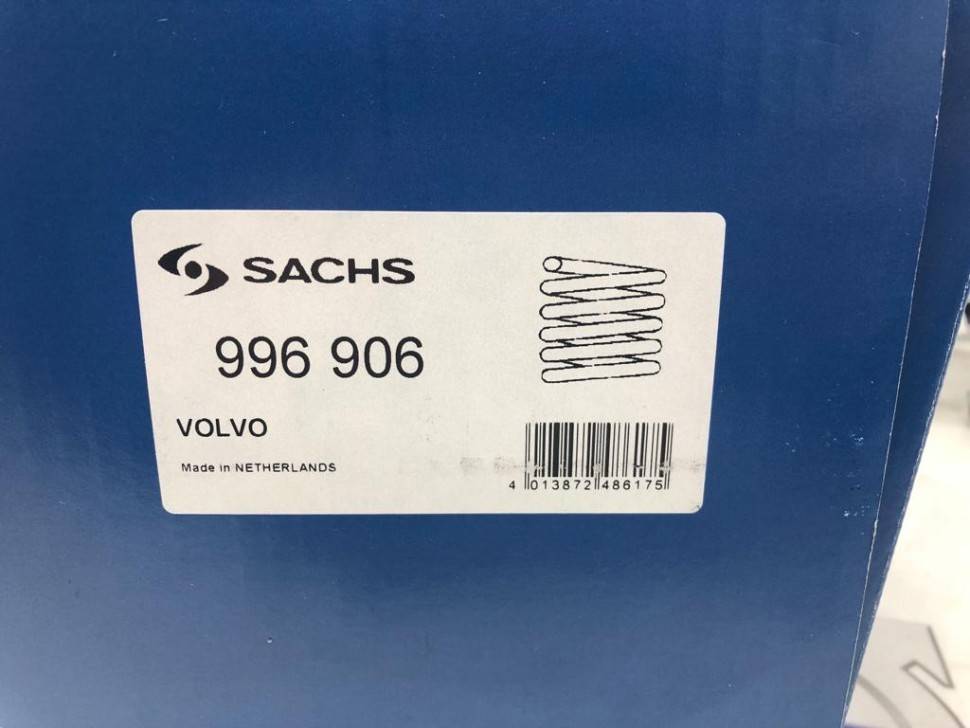 Пружина задней подвески VOLVO XC90 \\ SACHS 996 906