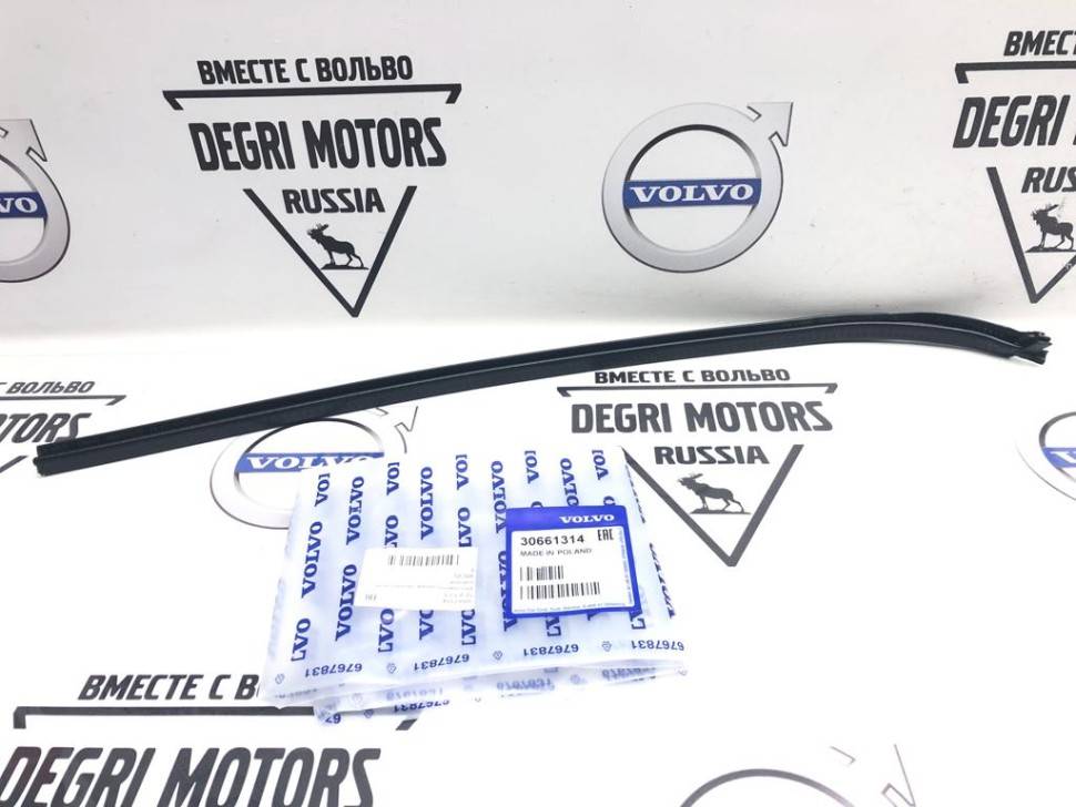 Уплотнитель задней левой двери Вольво S40 II, C30, V50 \\ VOLVO Original 30661314