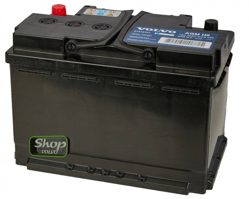 Аккумуляторная батарея 12V 70Ah 760A VOLVO XC40 \\ VOLVO Original 31419707