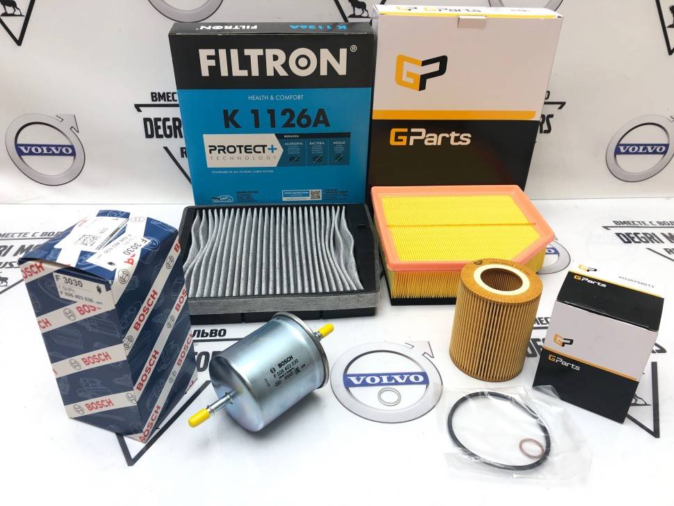 Комлект для ТО 1 на 20 000 км Вольво XC90 3.2L \\ B6324S CH 37904- \\ Экономный