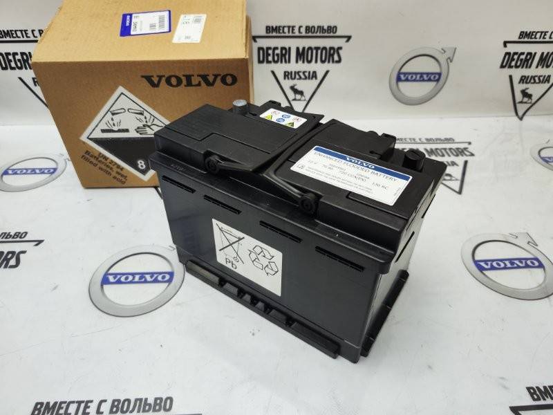Аккумуляторная батарея 720CCAH VOLVO XC60, S60 II, S60CC, S80 II, V40, V40CC, V60, V60CC, V70 III, XC40, XC60, XC70 II \\ 12V 70Ah 720A \\ VOLVO Original 30644962