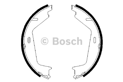 Тормозные колодки стояночного тормоза \Sprinter \\ Bosch 0986487610
