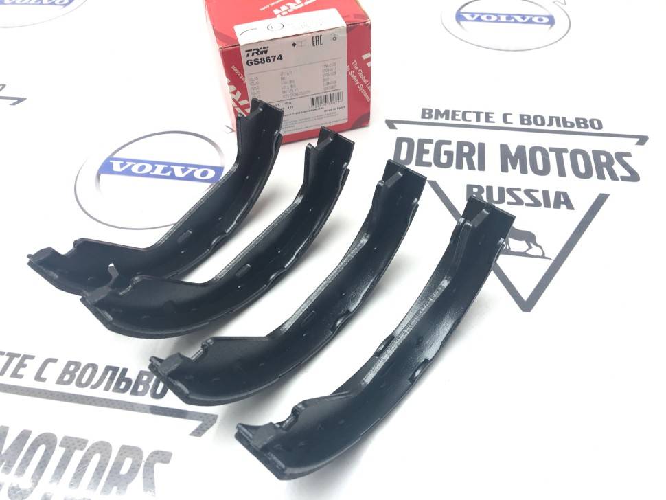 Тормозные колодки стояночного тормоза \\ VOLVO S60, S80 \\ TRW