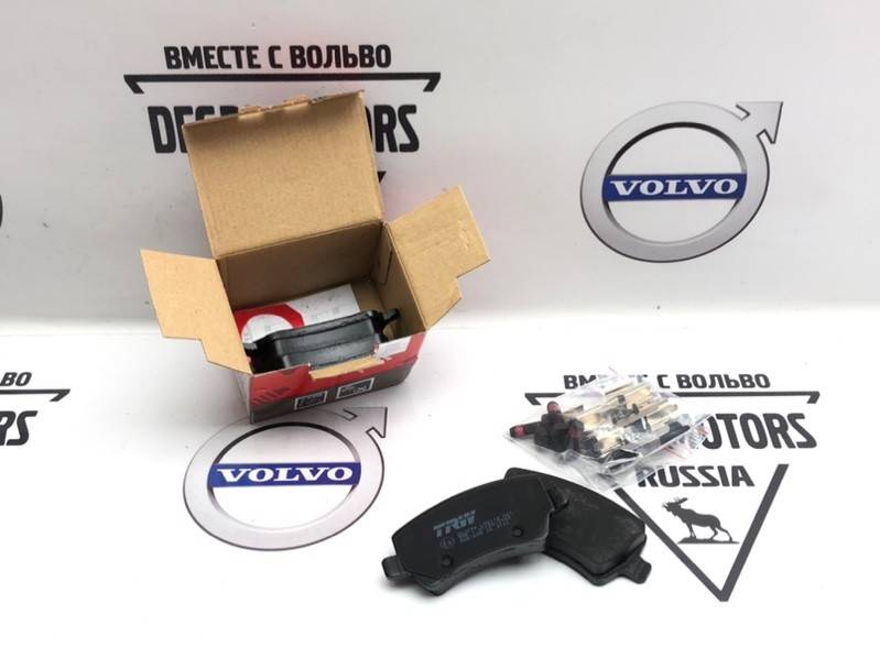 Тормозные колодки задние 16&#039; Volvo S60 II, S80 II, XC60, XC70 II \\ электрический тормоз \\ TRW GDB1685