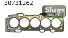 Прокладка ГБЦ D5244T4 5 отверстий Вольво S60 (-09), S80 (-06), S80 (07-),V50, XC70 (-07), XC60, XC70 (08-), XC90 \\ VOLVO (Original) 30731265