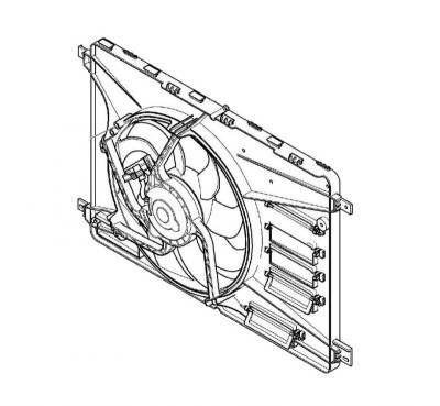 Вентилятор охлаждения двигателя VOLVO S80 II, XC70 II, ХС60 \\ 2007- \\ VOLVO (Original) 31686806