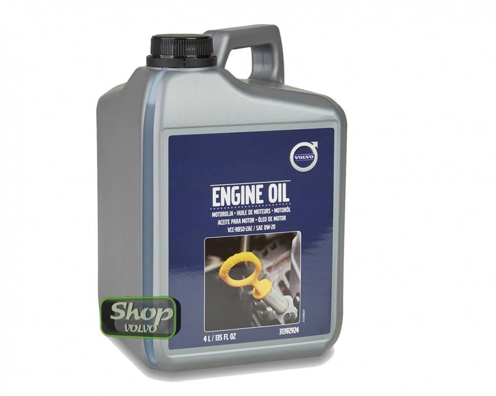Масло моторное SAE 0W-20 4 л. \\ VOLVO Original 31392924