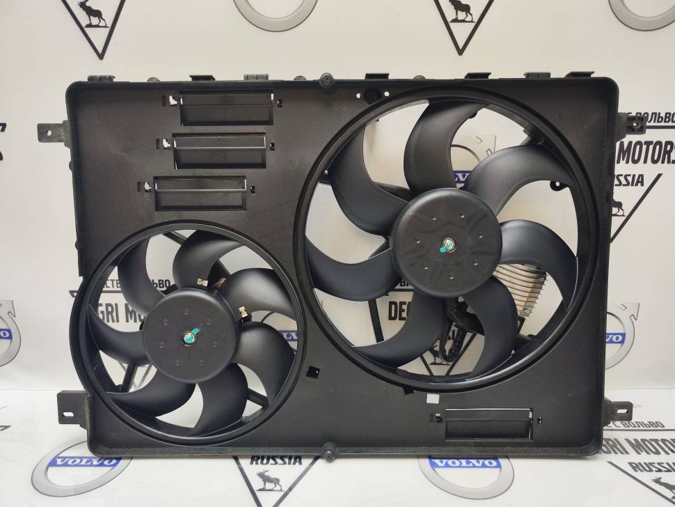 Вентилятор охлаждения ДВС в сборе Volvo S60 II, S80 II, XC60, XC70 II \\ GParts VO31293777