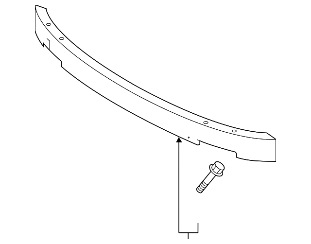 Bumper rail \\ VOLVO Original 32277367