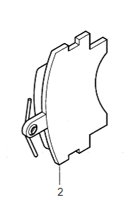 Тормозные колодки передние VOLVO S40 I, V40 \\ 1995-1997 \\ VOLVO (Original) 30769197