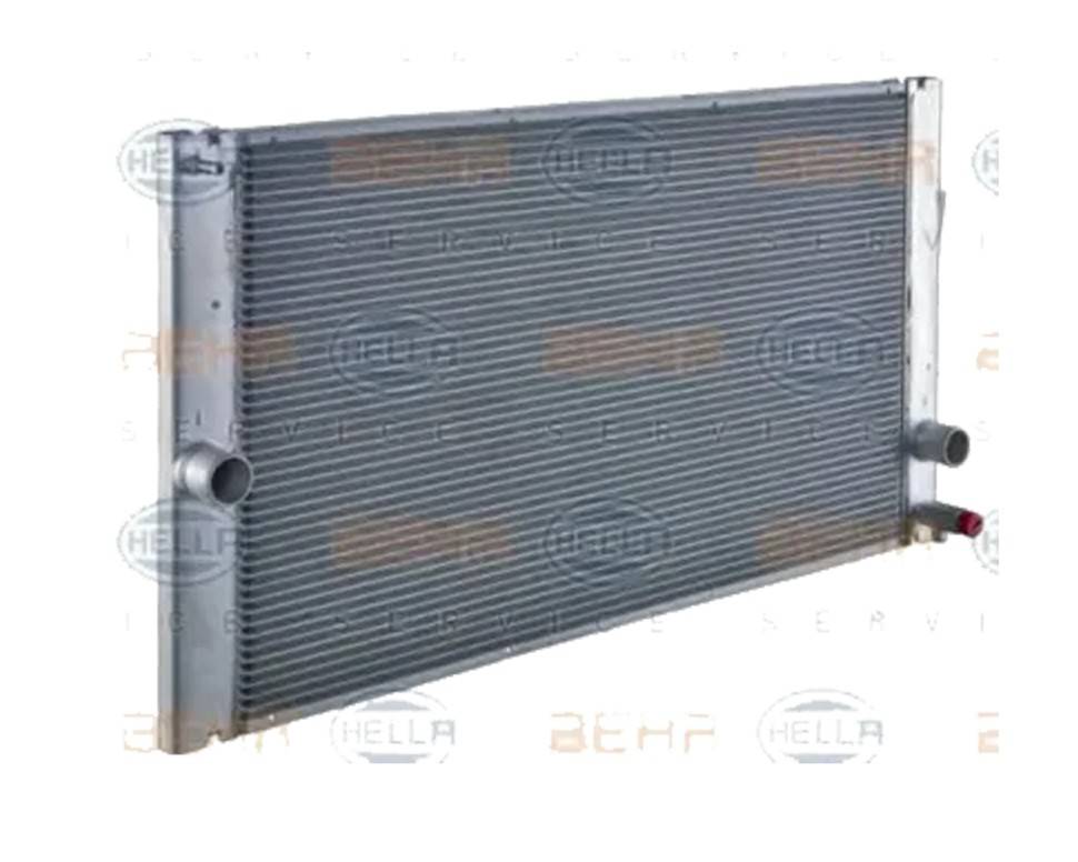 Радиатор охлаждение двигателя VOLVO S40 II, V50, C30 \\ 5 цилиндров \\ HELLA 8MK 376 729-601