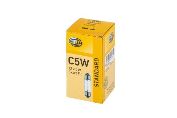 Лампа накаливания 12VC5W 12V 5W SV 8,58 \\ HELLA 8GM 002 092-121