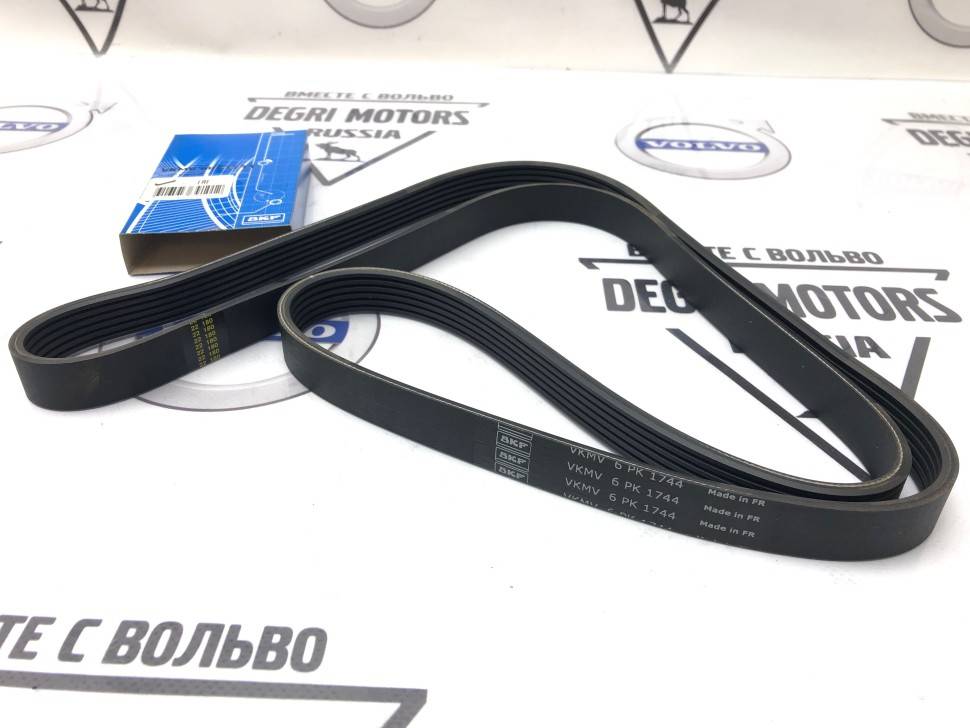 Приводной ремень 5 цилиндров VOLVO 850 \\ c 1994 года \\ SKF Швеция VKMV 6PK1744
