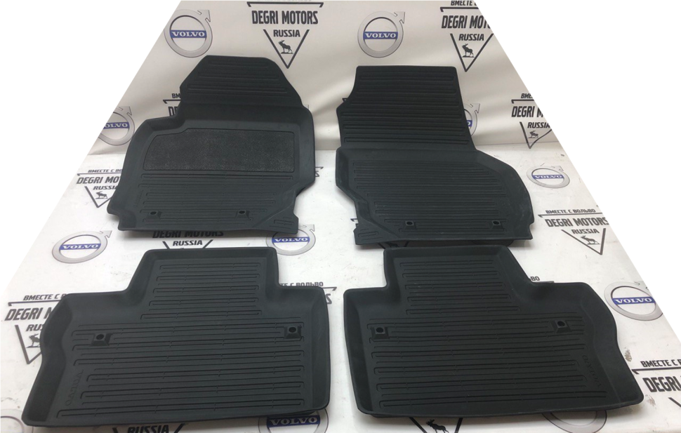 Коврики салонные резиновые &quot;off-black&quot; Volvo XC70 II, V70 III \\ VOLVO 32357489