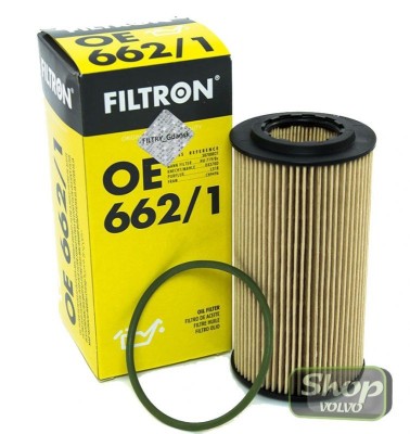 Фильтр масленый VOLVO XC90 D5244T дизель \\ объём 2,4 L \\ FILTRON OE662/1