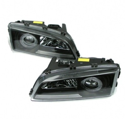 Комплект тюнингованных фар LED VOLVO S70, V70 \\ черные \\ Pro-Parts (Швеция) 35430170